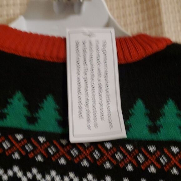 Spongebob SquarePants Patrick Ugly Christmas Sweater Men's Size Medium Black - Picture 7 of 8